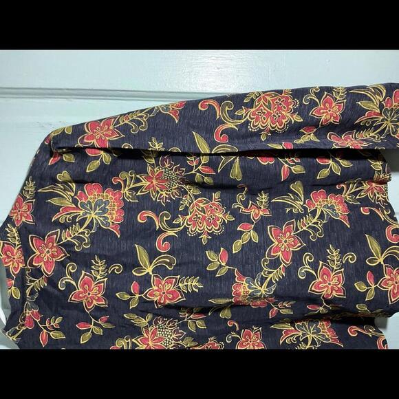 NTCO Nomadic Traders Linen/ Silk Button Up Blouse Size Large - Picture 8 of 8